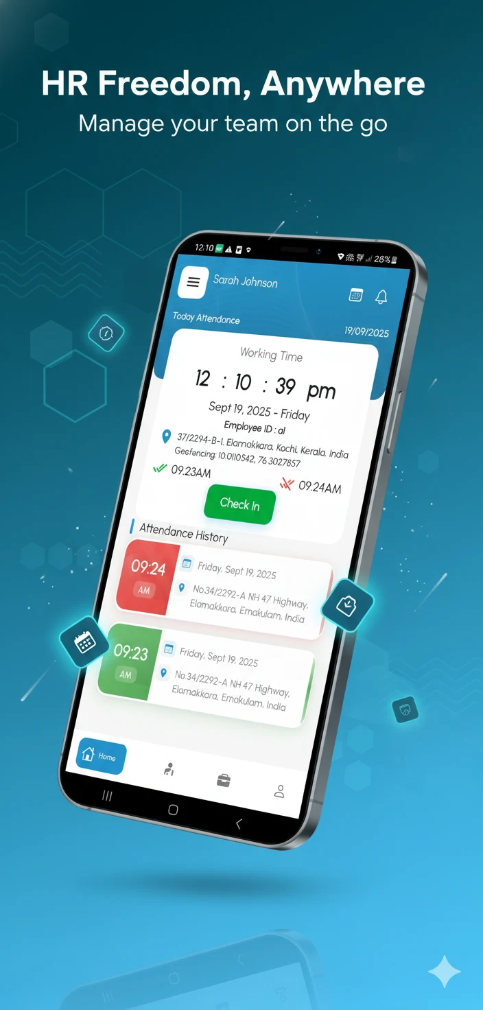 ZETA HRMS screenshot